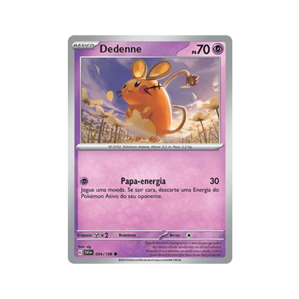 Dedenne 094/198 in Portuguese Scarlet & Violet Pokémon TCG