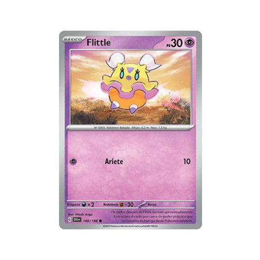 Flittle 100/198 in Portuguese Scarlet & Violet Pokémon TCG