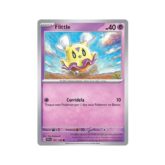 Flittle 102/198 in Portuguese Scarlet & Violet Pokémon TCG