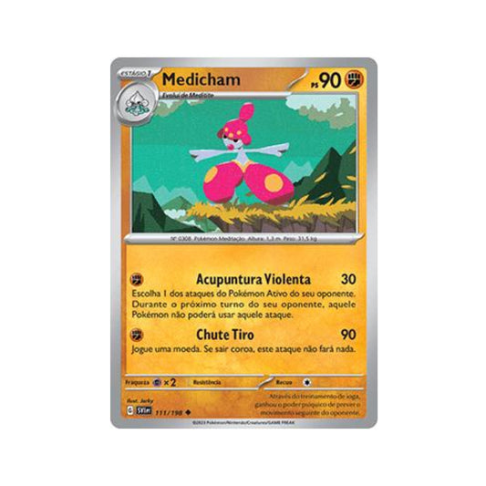 Medicham 111/198 in Portuguese Scarlet & Violet Pokémon TCG