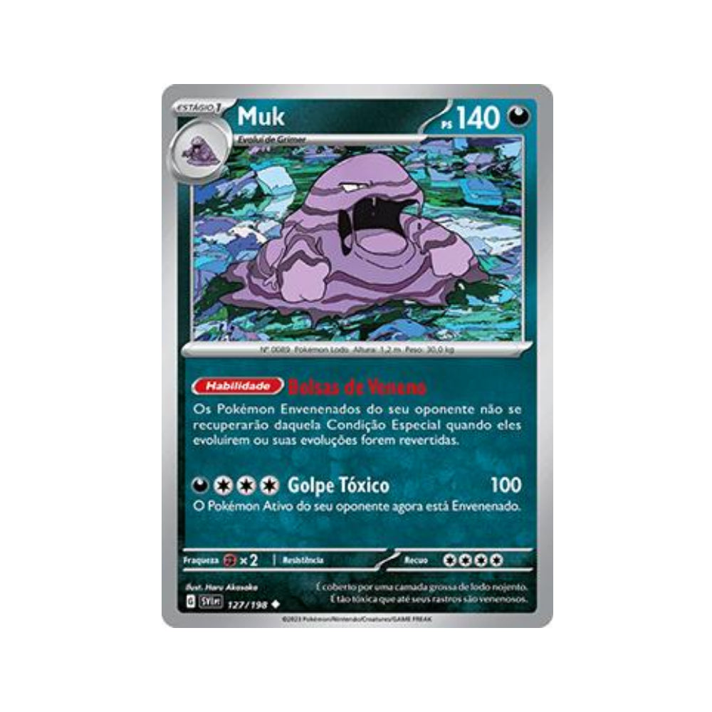 Muk 127/198 in Portuguese Scarlet & Violet Pokémon TCG