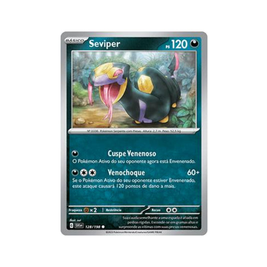 Seviper 128/198 in Portuguese Scarlet & Violet Pokémon TCG