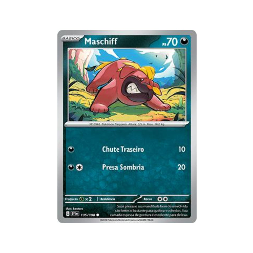 Maschiff 135/198 in Portuguese Scarlet & Violet Pokémon TCG