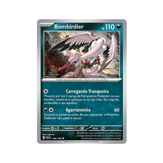 Bombirdier 138/198 in Portuguese Scarlet & Violet Pokémon TCG