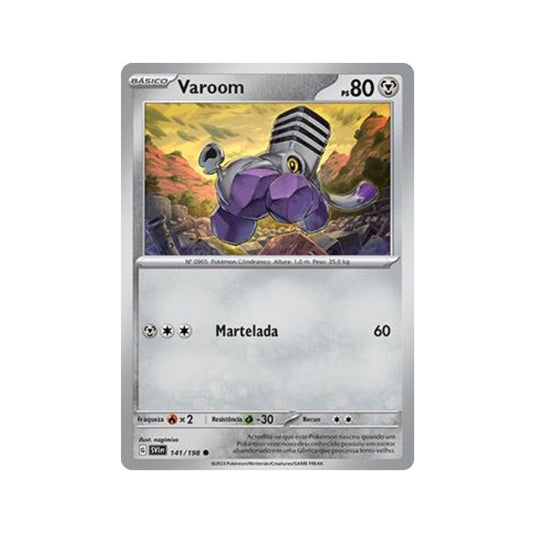 Varoom 141/198 in Portuguese Scarlet & Violet Pokémon TCG