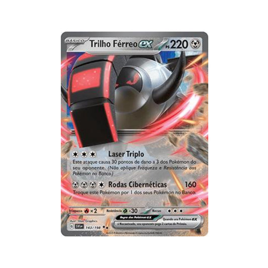 Iron Treads ex 143/198 in Portuguese Scarlet & Violet Pokémon TCG