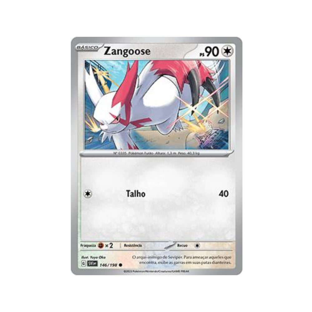 Zangoose 146/198 in Portuguese Scarlet & Violet Pokémon TCG