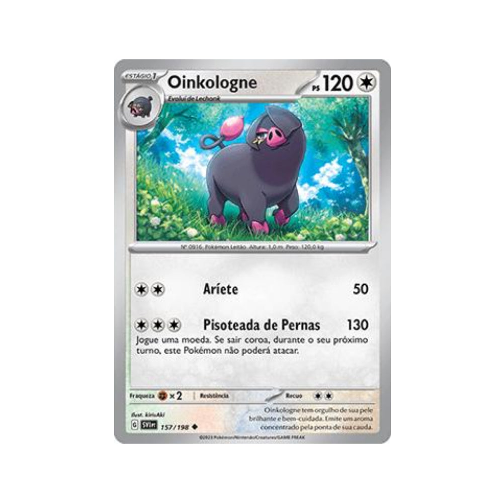 Oinkologne 157/198 in Portuguese Scarlet & Violet Pokémon TCG