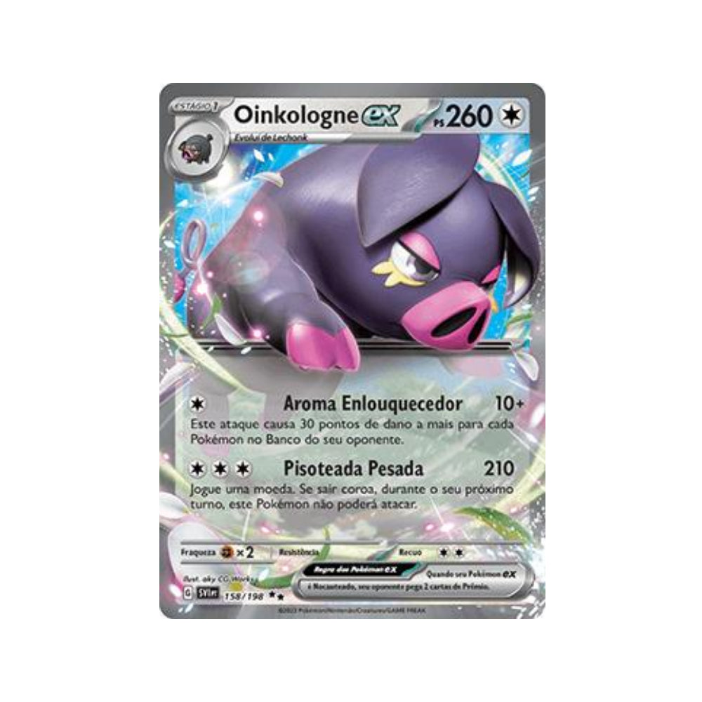 Oinkologne ex 158/198 in Portuguese Scarlet & Violet Pokémon TCG