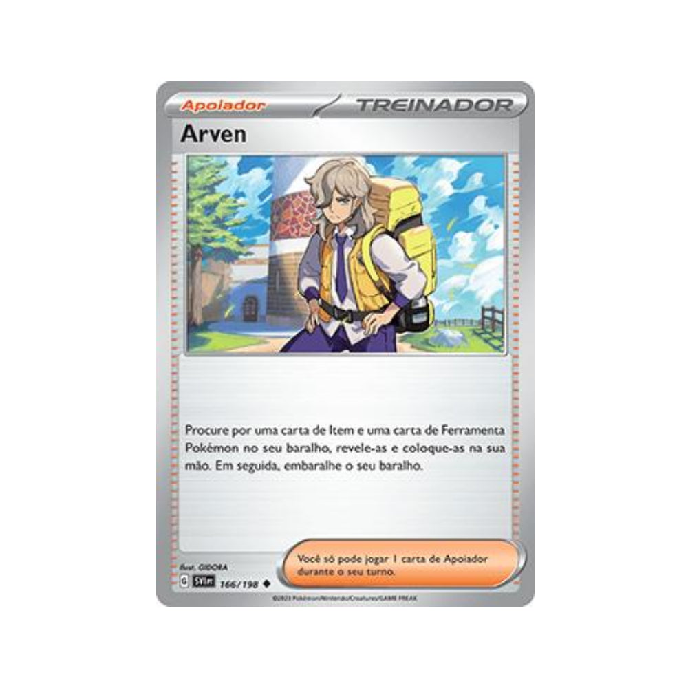 Arven 166/198 in Portuguese Scarlet & Violet Pokémon TCG