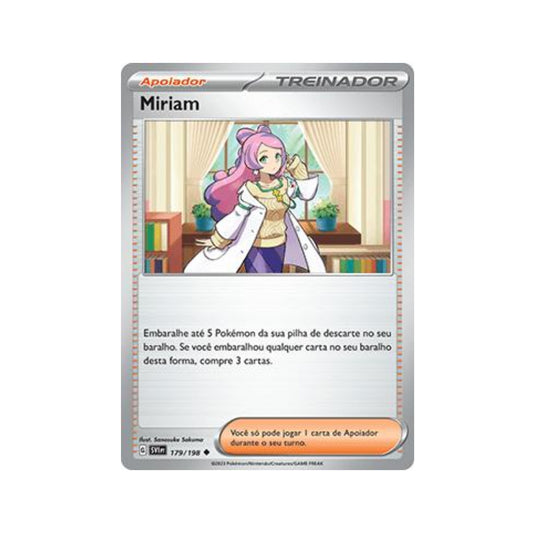 Miriam 179/198 in Portuguese Scarlet & Violet Pokémon TCG