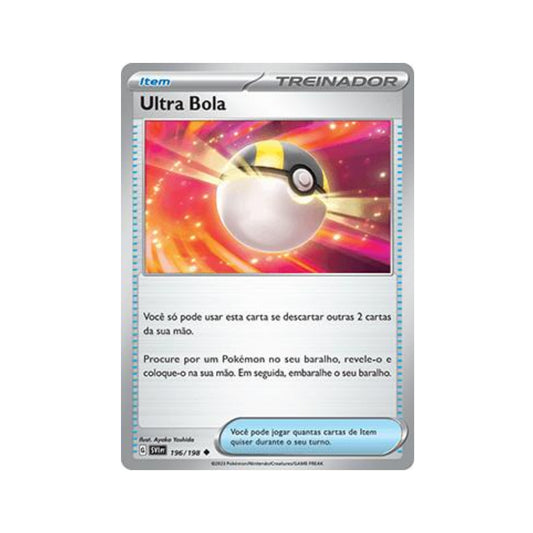 Ultra Ball 196/198 in Portuguese Scarlet & Violet Pokémon TCG