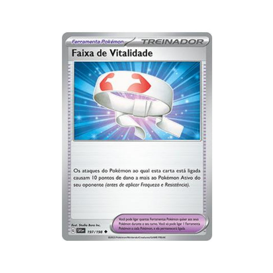 Vitality Band 197/198 in Portuguese Scarlet & Violet Pokémon TCG