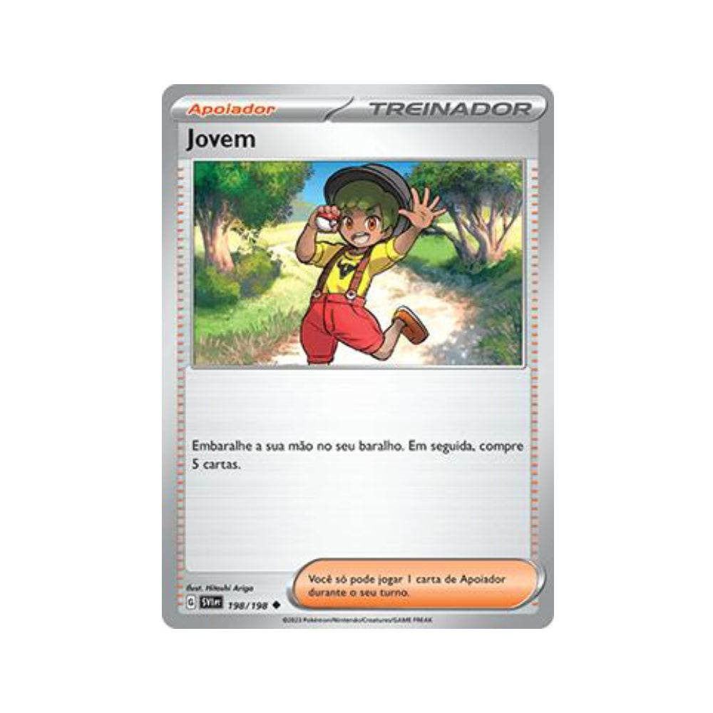 Youngster 198/198 in Portuguese Scarlet & Violet Pokémon TCG