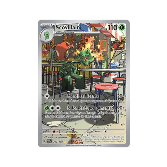 Scovillain 202/198 in Portuguese Scarlet & Violet Pokémon TCG