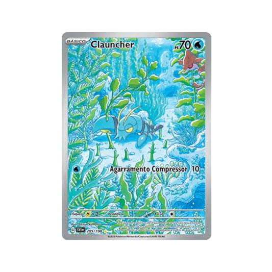 Clauncher 205/198 in Portuguese Scarlet & Violet Pokémon TCG