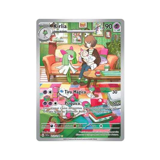 Kirlia 212/198 in Portuguese Scarlet & Violet Pokémon TCG