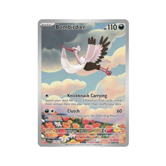 Bombirdier 219/198 in Portuguese Scarlet & Violet Pokémon TCG