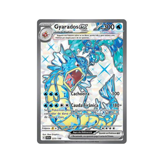 Gyarados ex 225/198 in Portuguese Scarlet & Violet Pokémon TCG