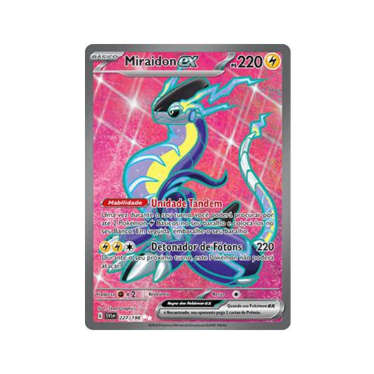 Miraidon ex 227/198 in Portuguese Scarlet & Violet Pokémon TCG