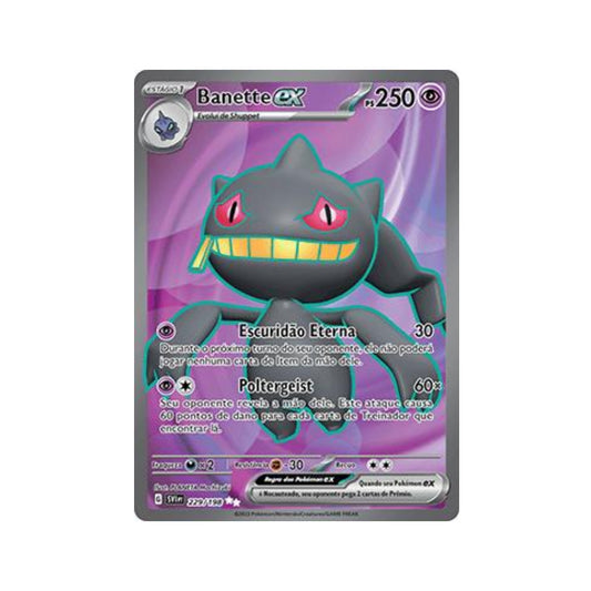 Banette ex 229/198 in Portuguese Scarlet & Violet Pokémon TCG