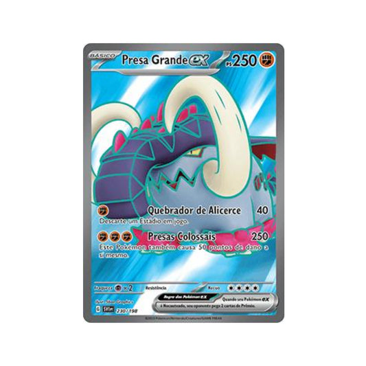 Great Tusk ex 230/198 in Portuguese Scarlet & Violet Pokémon TCG