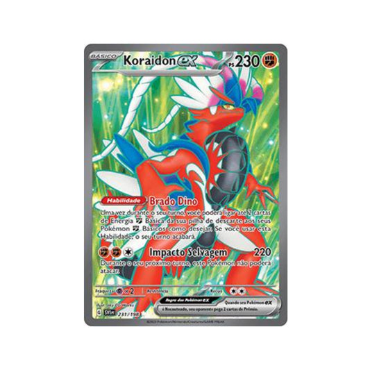 Koraidon ex 231/198 in Portuguese Scarlet & Violet Pokémon TCG