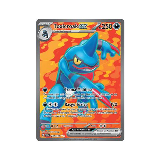 Toxicroak ex 232/198 in Portuguese Scarlet & Violet Pokémon TCG