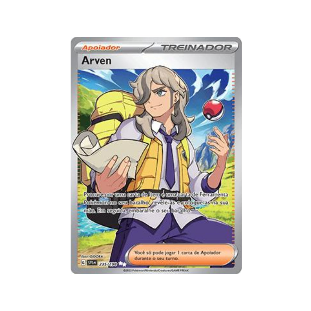 Arven 235/198 in Portuguese Scarlet & Violet Pokémon TCG