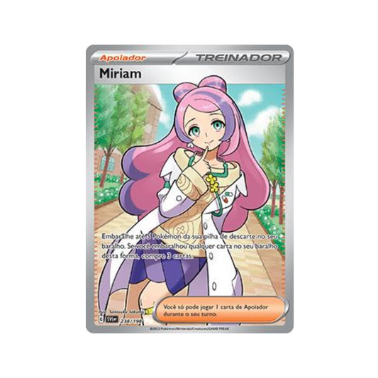 Miriam 238/198 in Portuguese Scarlet & Violet Pokémon TCG