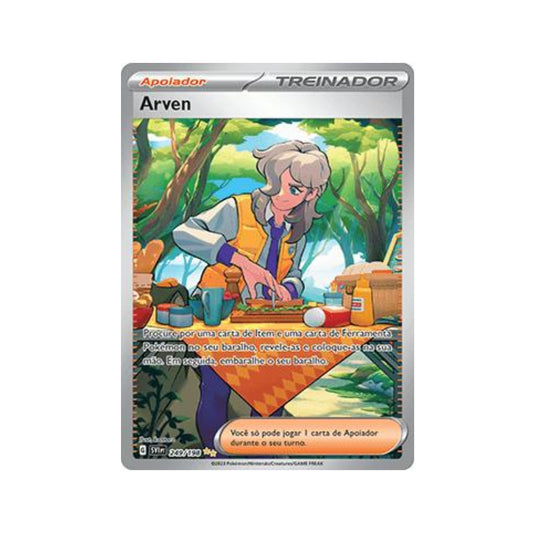 Arven 249/198 in Portuguese Scarlet & Violet Pokémon TCG