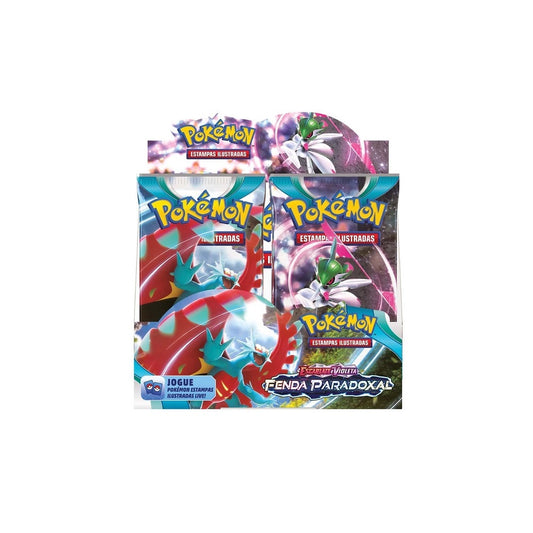 Sealed Booster Box Paradox Rift in Portuguese Pokemon TCG