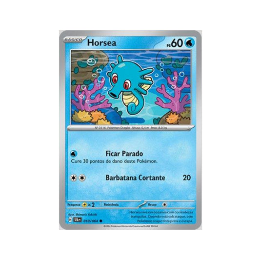 Horsea 010/064 in Portuguese Shrouded Fable Pokémon TCG