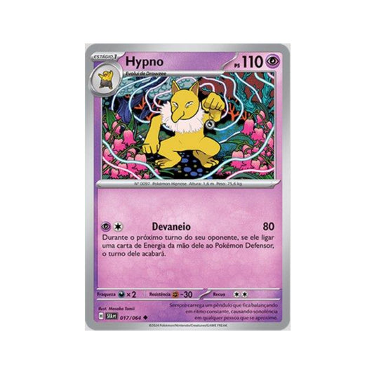 Hypno 017/064 in Portuguese Shrouded Fable Pokémon TCG