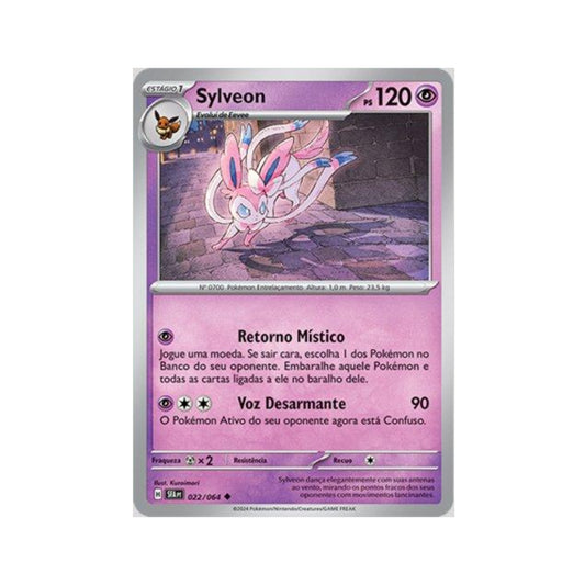 Sylveon 022/064 in Portuguese Shrouded Fable Pokémon TCG