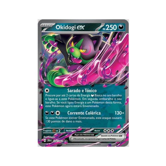 Okidogi ex 036/064 in Portuguese Shrouded Fable Pokémon TCG