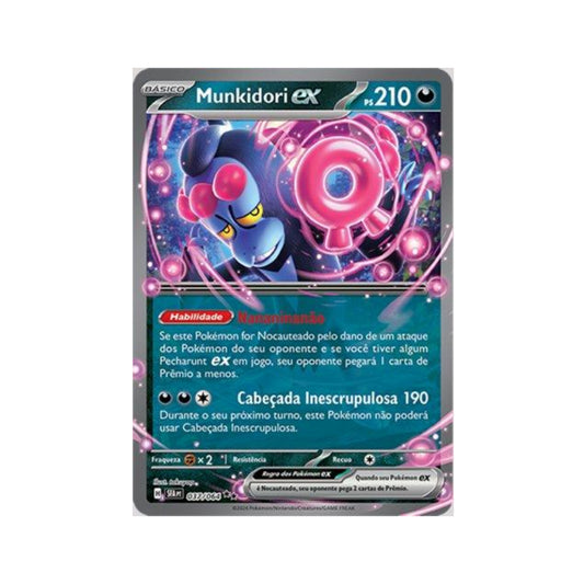 Munkidori ex 037/064 in Portuguese Shrouded Fable Pokémon TCG