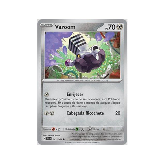 Varoom 043/064 in Portuguese Shrouded Fable Pokémon TCG