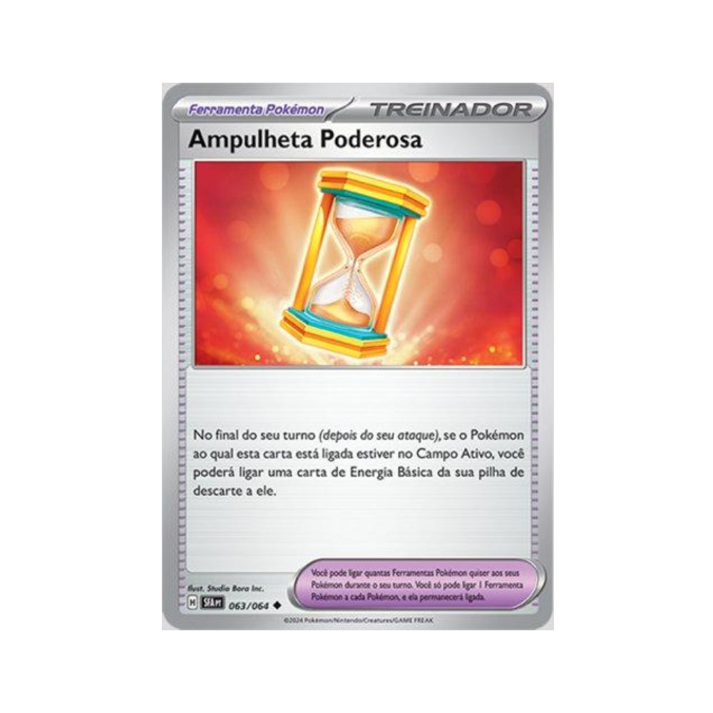 Power Hourglass 063/064 in Portuguese Shrouded Fable Pokémon TCG