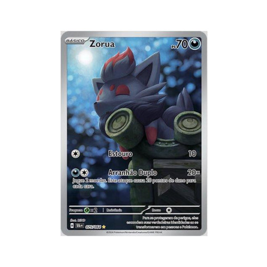 Zorua 075/064 in Portuguese Shrouded Fable Pokémon TCG