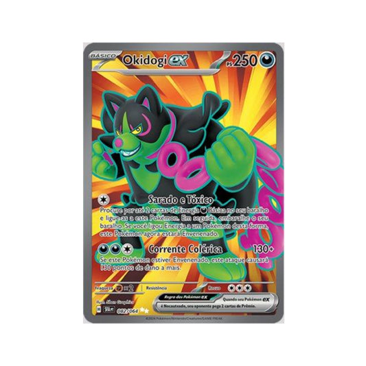 Okidogi ex 082/064 in Portuguese Shrouded Fable Pokémon TCG