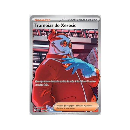 Xerosic's Machinations 089/064 in Portuguese Shrouded Fable Pokémon TCG