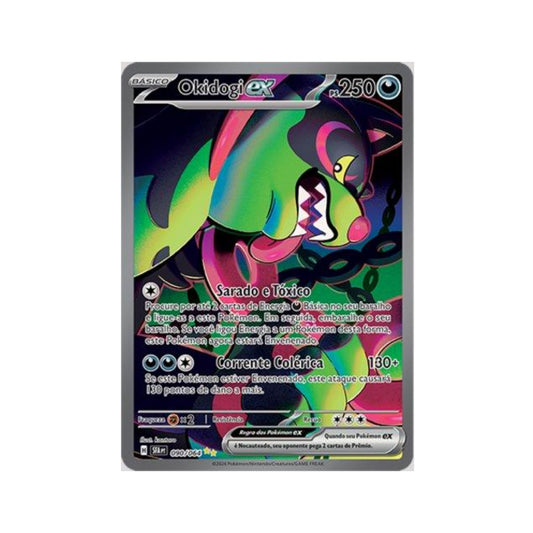 Okidogi ex 090/064 in Portuguese Shrouded Fable Pokémon TCG