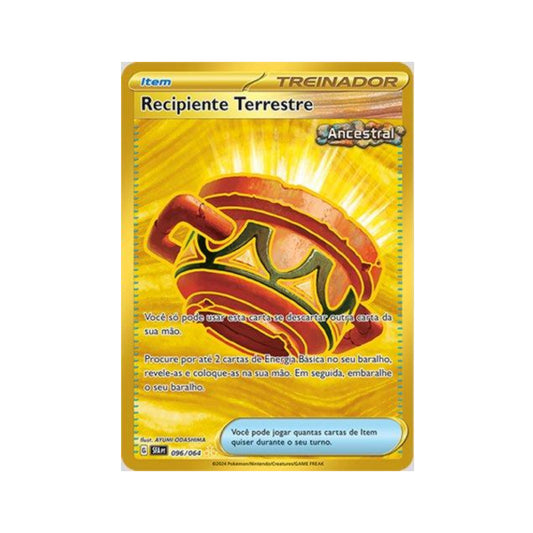 Earthen Vessel 096/064 in Portuguese Shrouded Fable Pokémon TCG