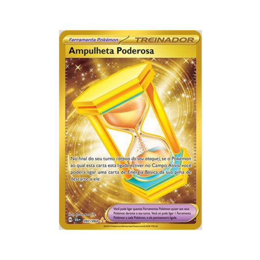 Power Hourglass 097/064 in Portuguese Shrouded Fable Pokémon TCG