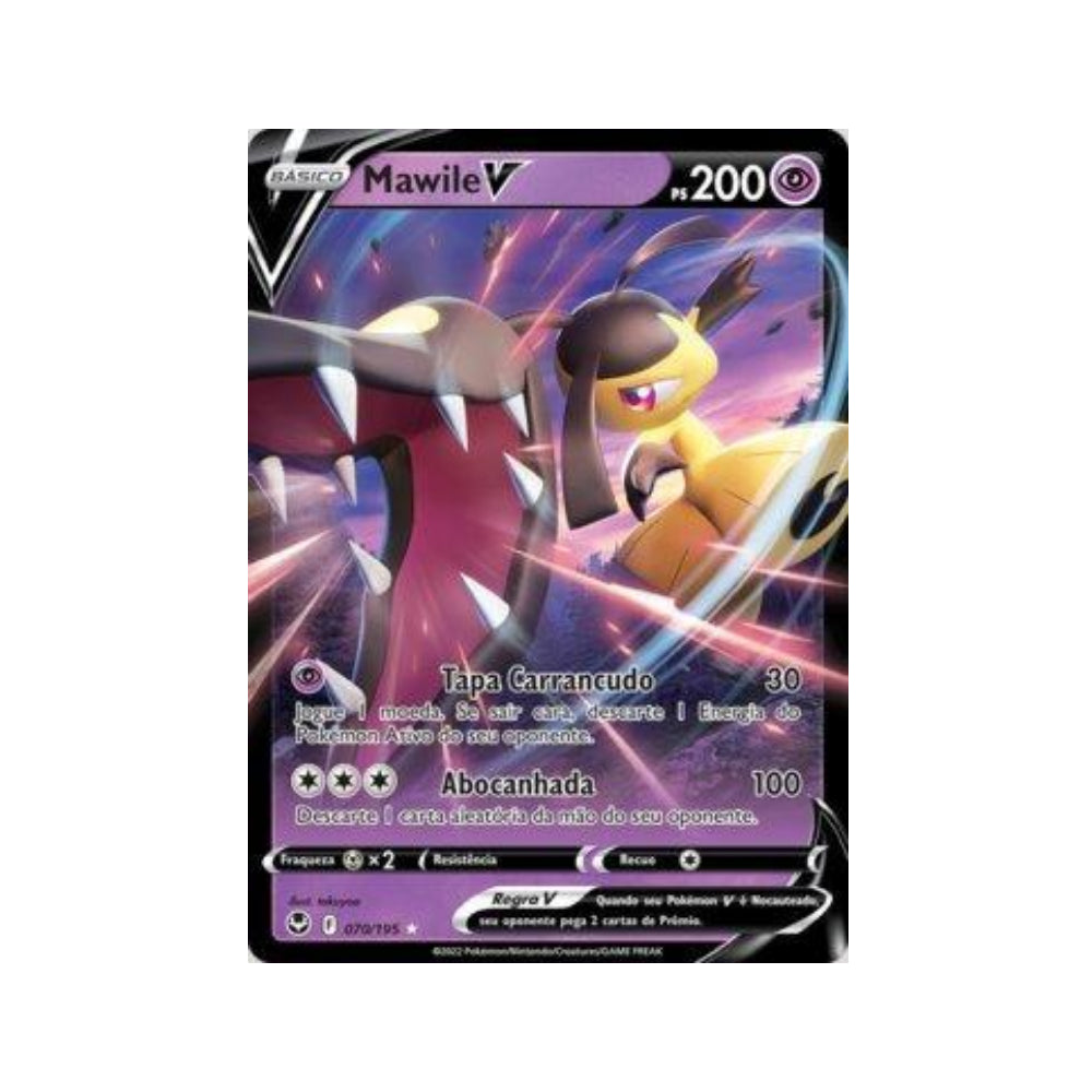 Mawile-V 070/195 in Portuguese Silver Tempest Pokémon TCG