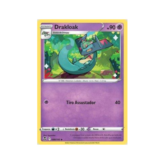 Drakloak 088/195 in Portuguese Silver Tempest Pokémon TCG