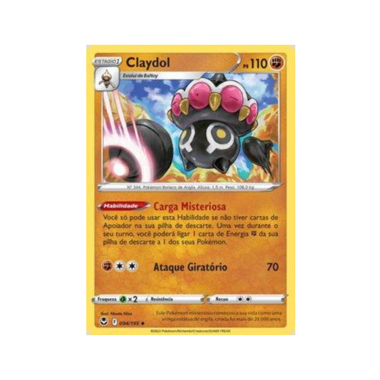 Claydol 094/195 in Portuguese Silver Tempest Pokémon TCG