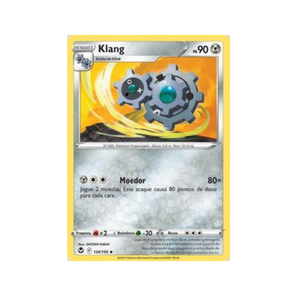 Klang 124/195 in Portuguese Silver Tempest Pokémon TCG