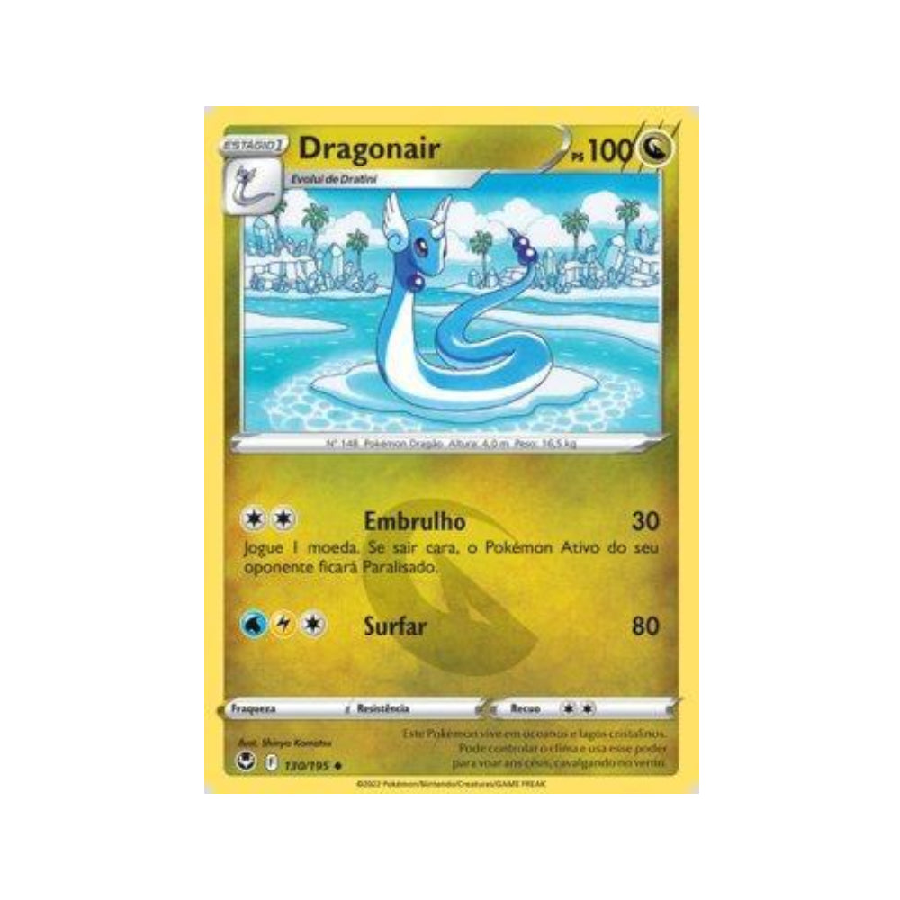 Dragonair 130/195 in Portuguese Silver Tempest Pokémon TCG